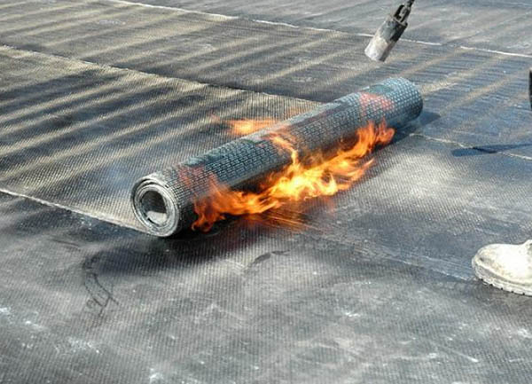 chống thấm bằng màng khò nóng