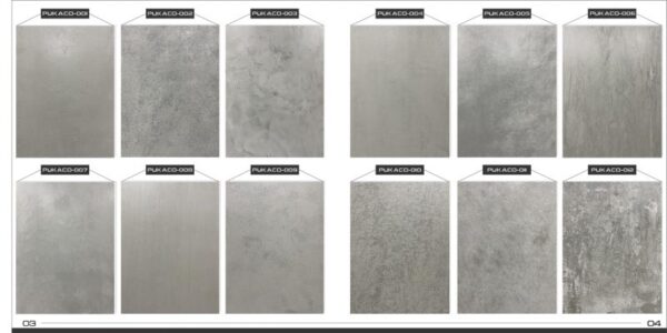 bảng màu sơn giả bê tông