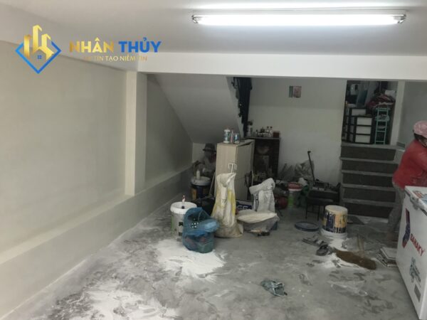 sơn tường tầng hầm