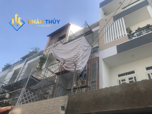 sơn mặt tiền nhà thủ đức