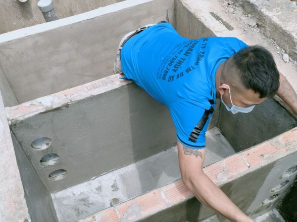 chống thấm hồ cá coi