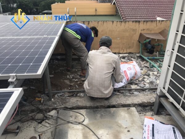 quy trình chống thấm sân thượng